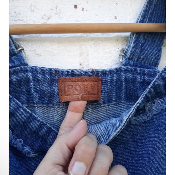 Denim Overall Dress POL Sm. Never worn NWOT - Picture 5 of 6